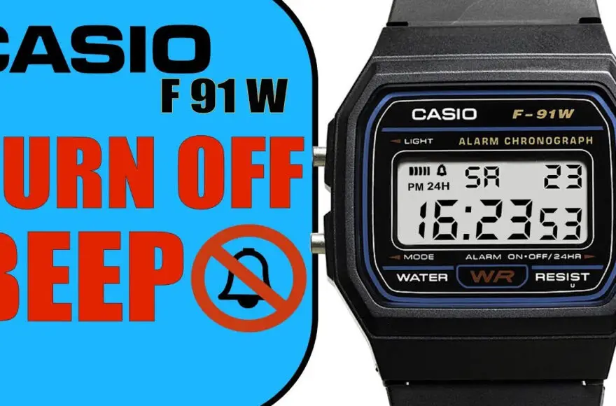 how to Turn the Alarm off on a Casio F 91w